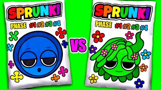 🌈SPRUNKI Blind Bag Unboxing Vineria VS Jevin | ASMR Phase 1vs2vs3vs4 squishy