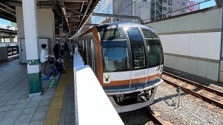 メトロ10000系10135F 臨時快速 西武球場前行き 練馬駅 発車シーン