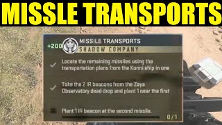 Locate the remaining missile using the transporter plans DMZ (Missle Transports Faction mission)