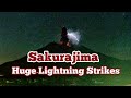 huge sakurajima volcano s lightning strikes kogoshima japan indo pacific ring of fire