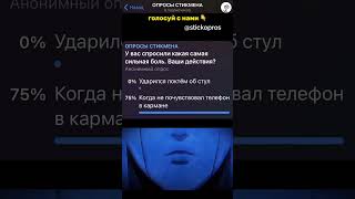 У вас спросили какая самая сильная боль. Ваши действия? #shorts #опросы #2024 #врек #юмор