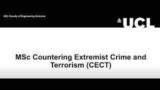 MSc Countering Extremist Crime and Terrorism