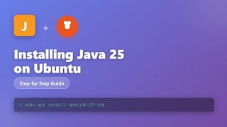 install java 25 on ubuntu #java #ubuntu