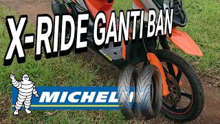 Yamaha Trail X-RIDE 2016 GANTI BAN PAKAI MICHELIN || MUANTAAP !!