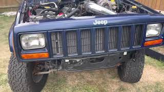 Jeep Cherokee LS Swap - AC Install