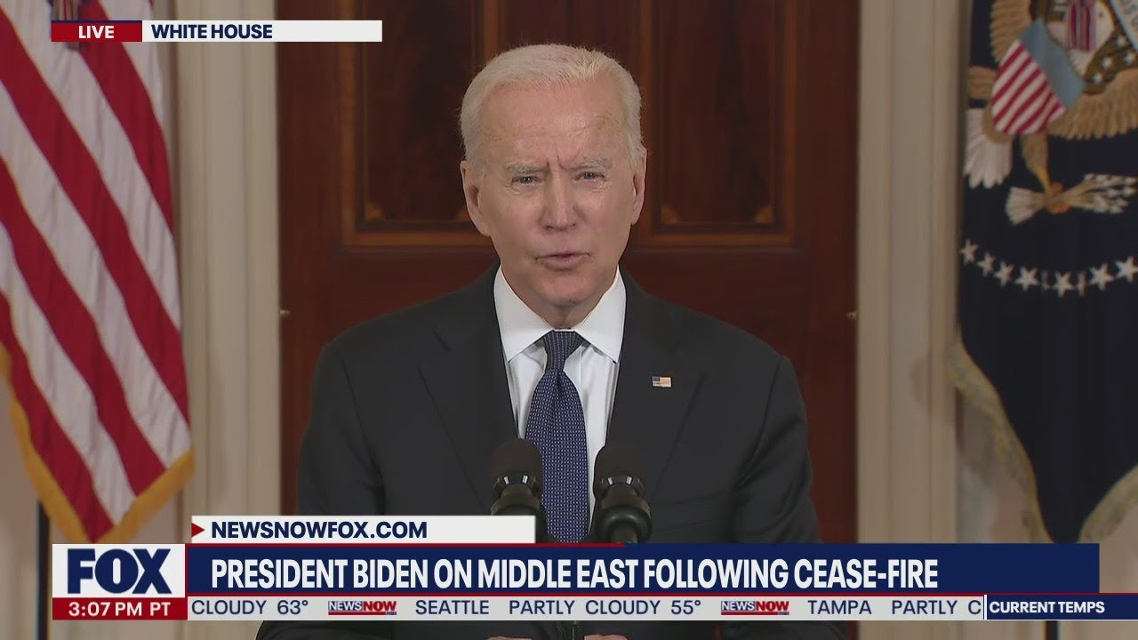 Biden Remarks On Cease-fire Between Israel And Hamas In Gaza - YouTube