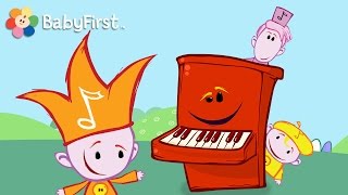 BabyFirst: Divertido para niños | Las Notas Musicales - El Piano | Diversión Infantil