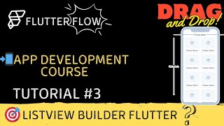 FlutterFlow Tutorial For Beginners | FlutterFlow Listview Widget | listview flutterflow #listview