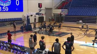 FAU Owls practice on home court before heading to Final Four