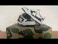 BAPE Sk8 Sta #1 'Faux Ostrich Leather Pack - Black' DETAILED Review + On FEET