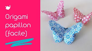 Comment faire un origami papillon (Tutoriel Facile)