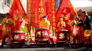 美國少林柔功門國術會醒 Yau Kung Moon USA Lion Dance Drumming-Chinese New Year Fair