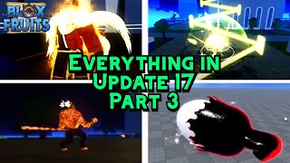 Everything NEW in Update 17 Part 3 + Release Date (Blox Fruits)