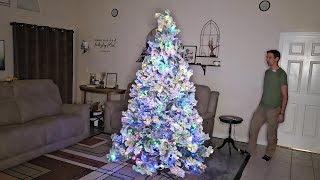 YAHEETECH 7.5 feet Decorative Tree with lights UNBOXING/ ASSEMBLY HOW TO ASSEMBLE a Decorative TREE