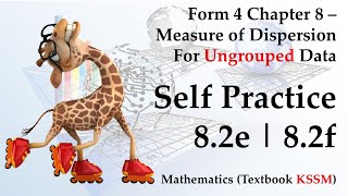 KSSM Form 4 Mathematics Chapter 8 | Self Practice 8.2e | Self Practice 8.2f