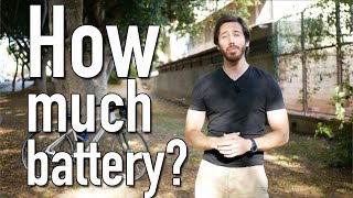 How much battery does your e-bike need?