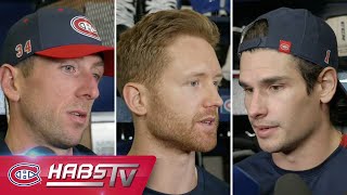 Allen, Matheson + more Habs address the media at practice | FULL PRESS CONFERENCES