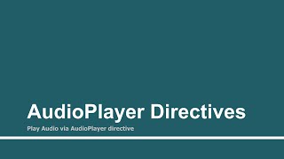 Using Audio Directive | Part - 22 | Create custom Alexa skill using AWS Lambda function