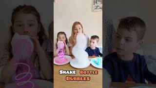 MAKE Your Own SNAKe🐍 BOTTLE 🍼BUBBLES 🫧 #DIY #craft #experiment #kidsactivities #bubbles #ytshort
