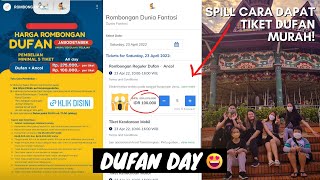 MURAH BANGET CUMA 100K! Cara Beli Tiket Dufan Ancol Online Vlog Dufan Terbaru 2022 Bulan Puasa