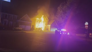 Police arrest driver after stolen SUV crash causes house fire in Virginia