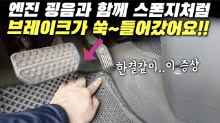 급발진 경험자80~90%가 '브레이크 스폰지 증상'이 나타났다고 합니다.정말 충격적이네요ㄷ