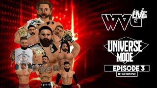 Title Stolen!|WR3D 2K25 Universe Mode |WVG Live Episode 3