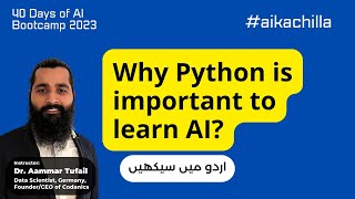 Why You Need to Learn Python for Artificial Intelligence? #urduhinditutorial