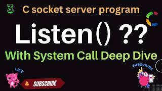 Linux listen() System Call Explained | Userspace to Kernel Deep Dive