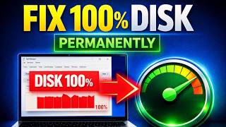 Fix 100% Disk Usage in Windows 11 – Permanent Solution (2026)