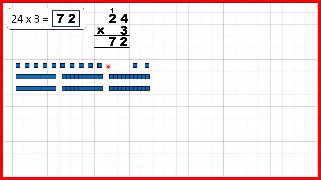 Multiply By A Two-digit Number Using The Column Method | Multiplication ...