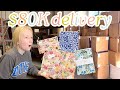 My BIGGEST DELIVERY EVER!! Unpack $82,000 worth of inventory with me!  small business vlog