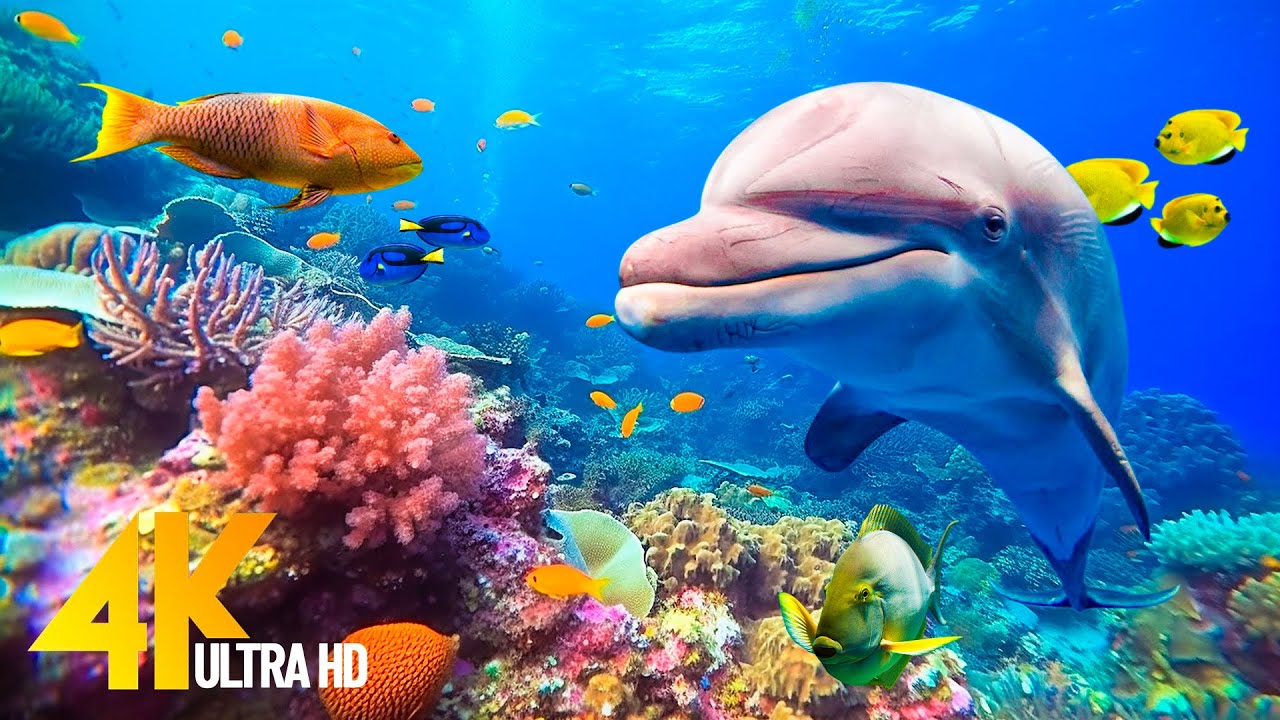 11 HOURS Of 4K Underwater Wonders + Relaxing Music - The Best 4K Sea ...