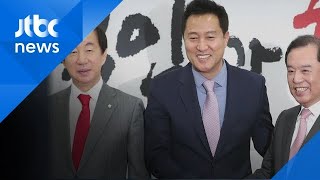 '머리 숙이며' 한국당 복귀한 오세훈, 당대표 출마 질문엔…