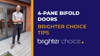 4-Pane Bifold Doors | What You Need to Consider | Brighter Choice Tips