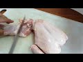 how to cut chicken into 12 pieces