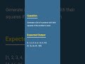 Python Interview Questions  List Comprehension Video 15 : #tjpython ##tutorjos #listcomprehension