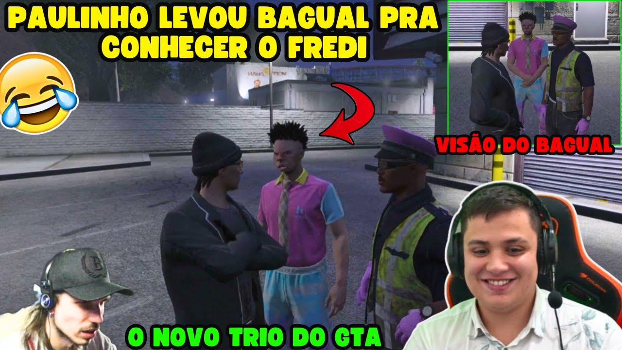 Reação Do Bagual Com Paulinho Apresentando O Fredi Youtube