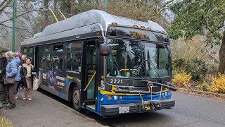 Translink CMBC 2221 on the 19 from Stanley Park to Main St station