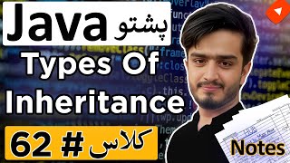 Java Pashto Course | Types of Inheritance in Java | Single, Multilevel & Hierarchical Inheritance