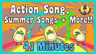 Action Song, Summer Songs + more | Kids Song Compilation | The Singing Walrus