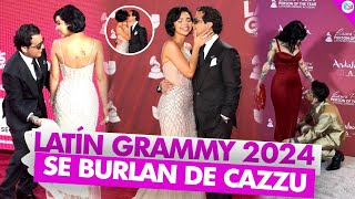 Christian Nodal presume a su esposa en los latín Grammy. Así fue como se burlaron de Cazzu.