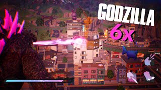 Becoming Godzilla in Fortnite was SICK!