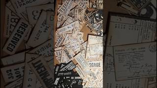 Stamped Ephemera - Fill up your Stash [Easy Ephemera Making] #massmakemarch2025 #junkjournaling