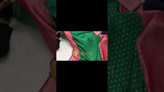 Divastri Woven, Self Design, Embellished Banarasi Pure Silk, Jacquard Saree  (Green, Gold)