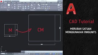 Cara merubah satuan di autocad - Tutorial autocad