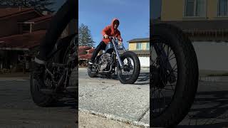 Shovelhead kickstart #lnspltblvd #coldstart #shovelhead