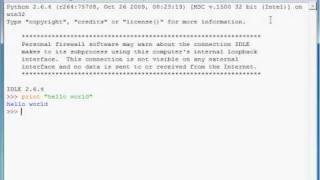 Python Basics Tutorial 1: Your First Program
