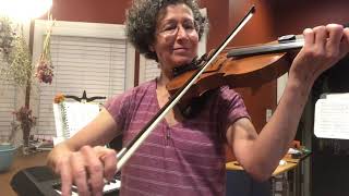 Coquette - the melody fiddled (Miss Moonshine's gypsy jazz fiddle class homework)