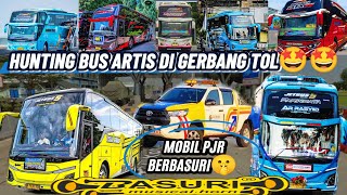 MOMEN EPIC !!! HUNTING BUS ARTIS DI GERBANG TOL PART 12🔥🔥🤩 !!! FULL TELOLET BASURI